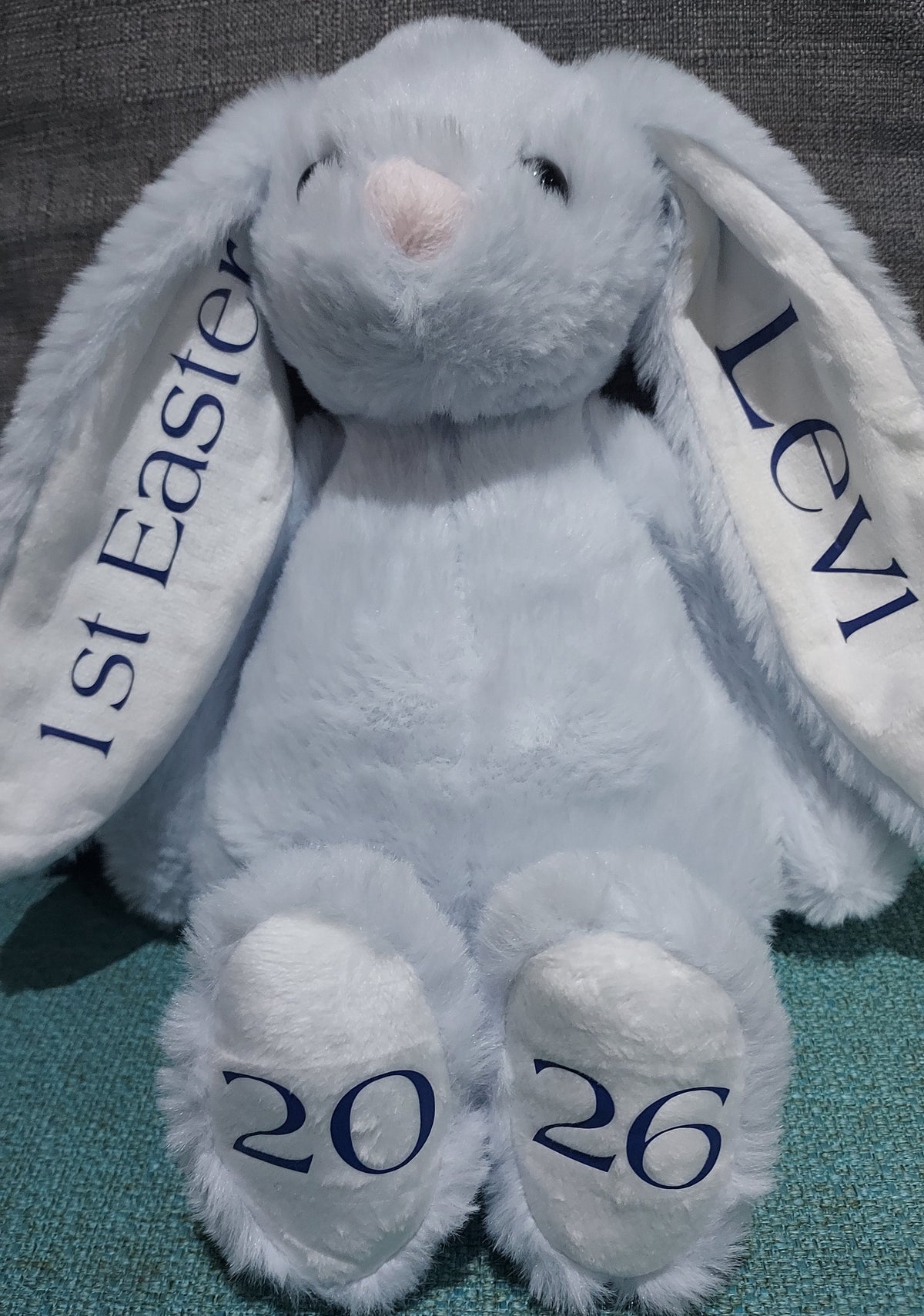 Personalised 30cm First Christmas 2026 Bunny - Free Shipping Included!