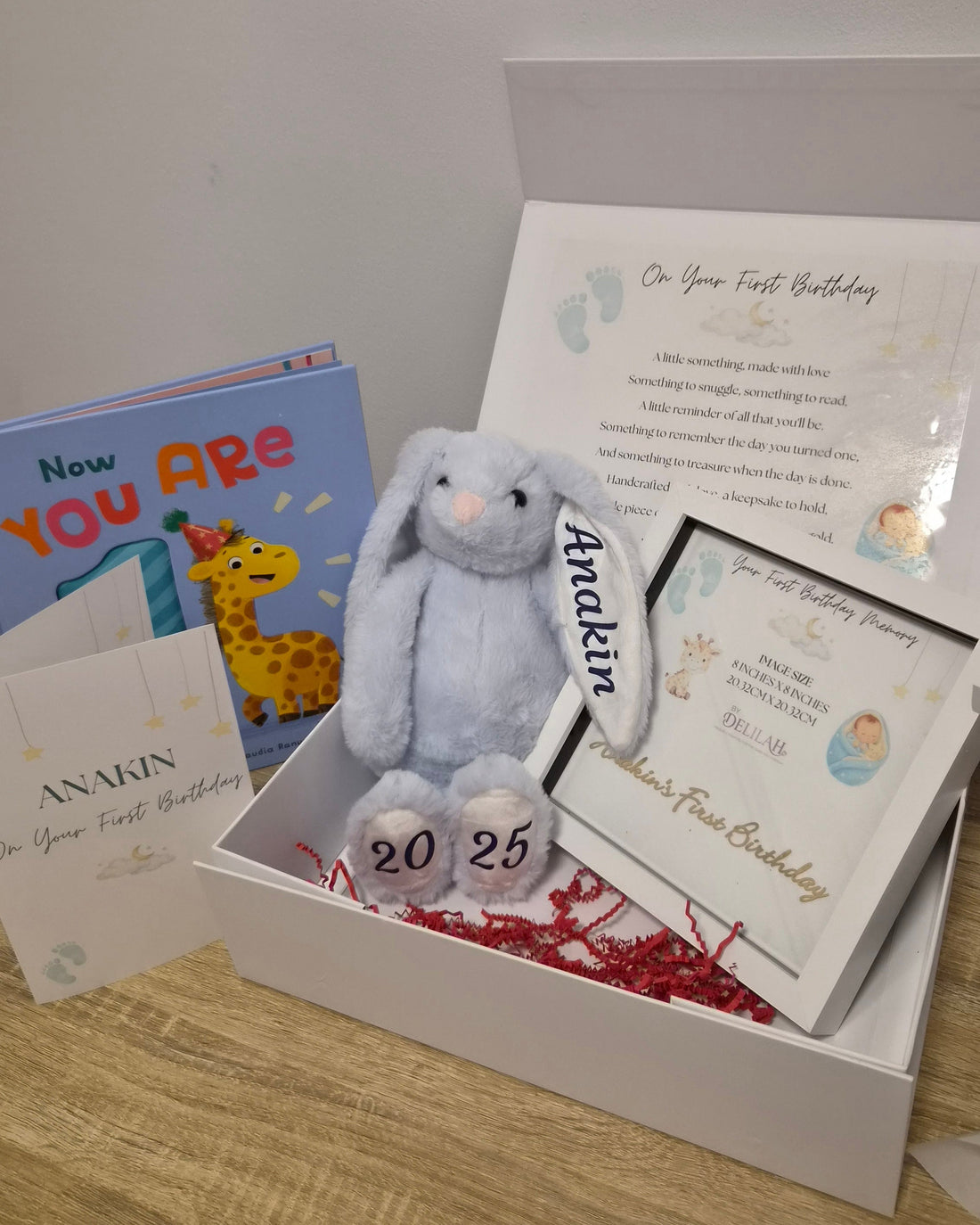 Personalised First Birthday Keepsake Box by By Delilah