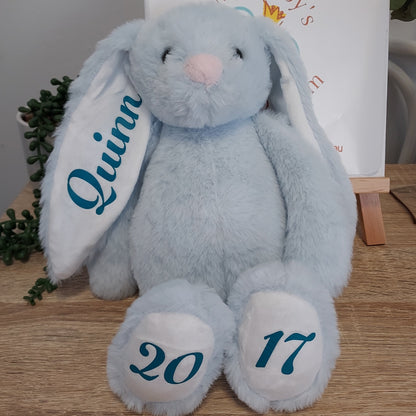 Personalised 30cm First Christmas 2026 Bunny - Free Shipping Included!