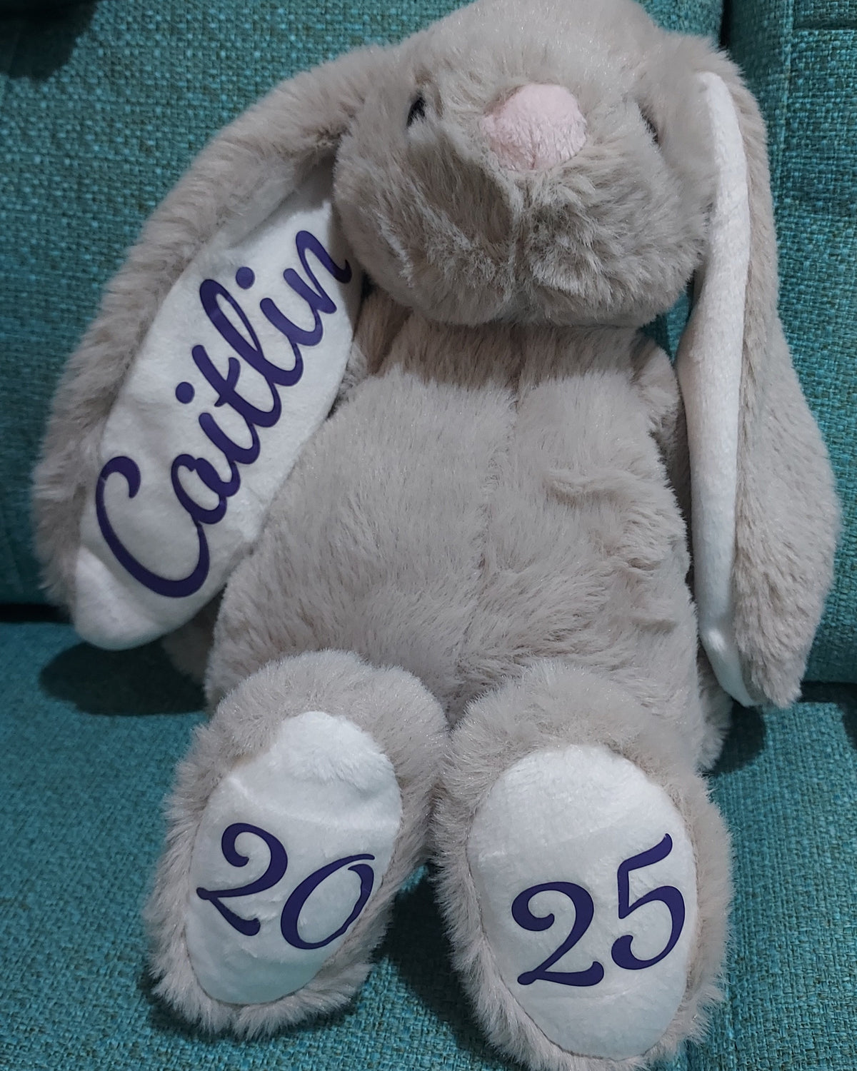 Personalised 30cm First Christmas 2026 Bunny - Free Shipping Included!
