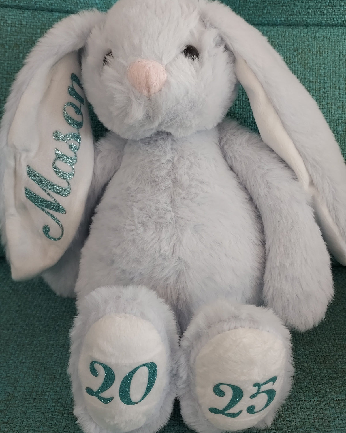 Personalised 30cm First Christmas 2026 Bunny - Free Shipping Included!