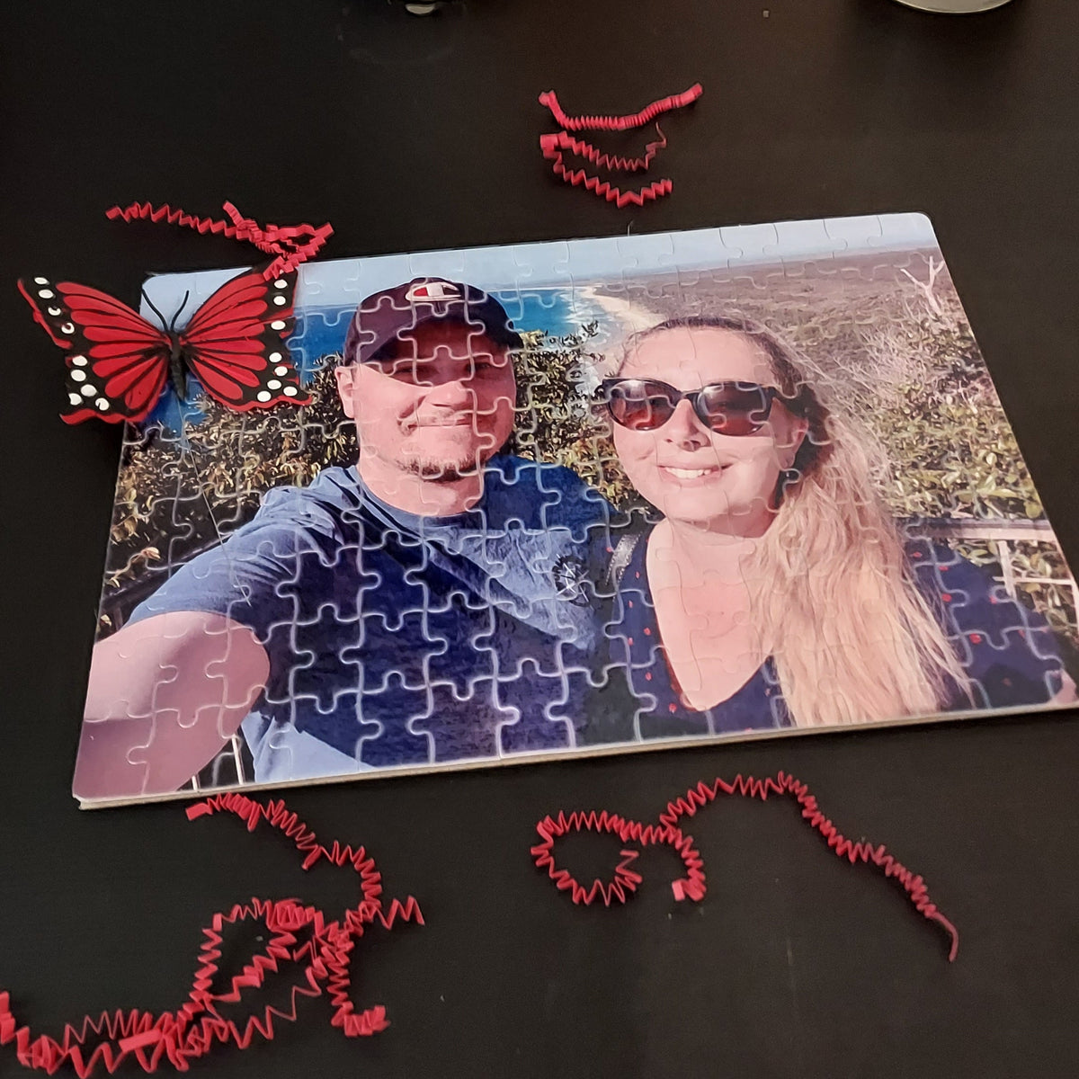 Personalised Photo Jigsaw Puzzle & Matching Tin