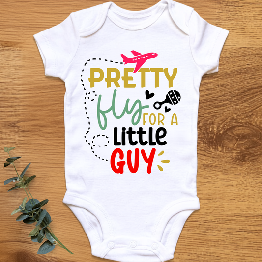 Pretty Fly For A Little Guy baby onesie by By Delilah