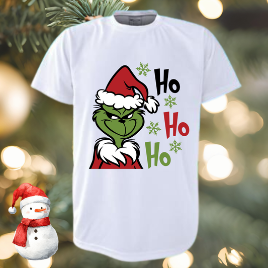 Kids Ho Ho Ho personalised Christmas shirt by By Delilah