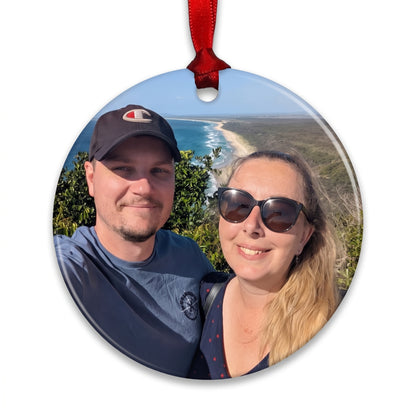 The Personalised Family Photo Christmas Bauble