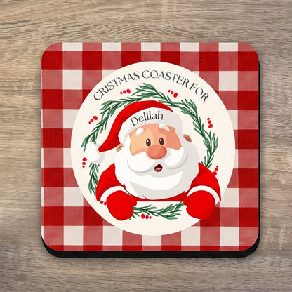 Personalised Christmas coasters by By Delilah