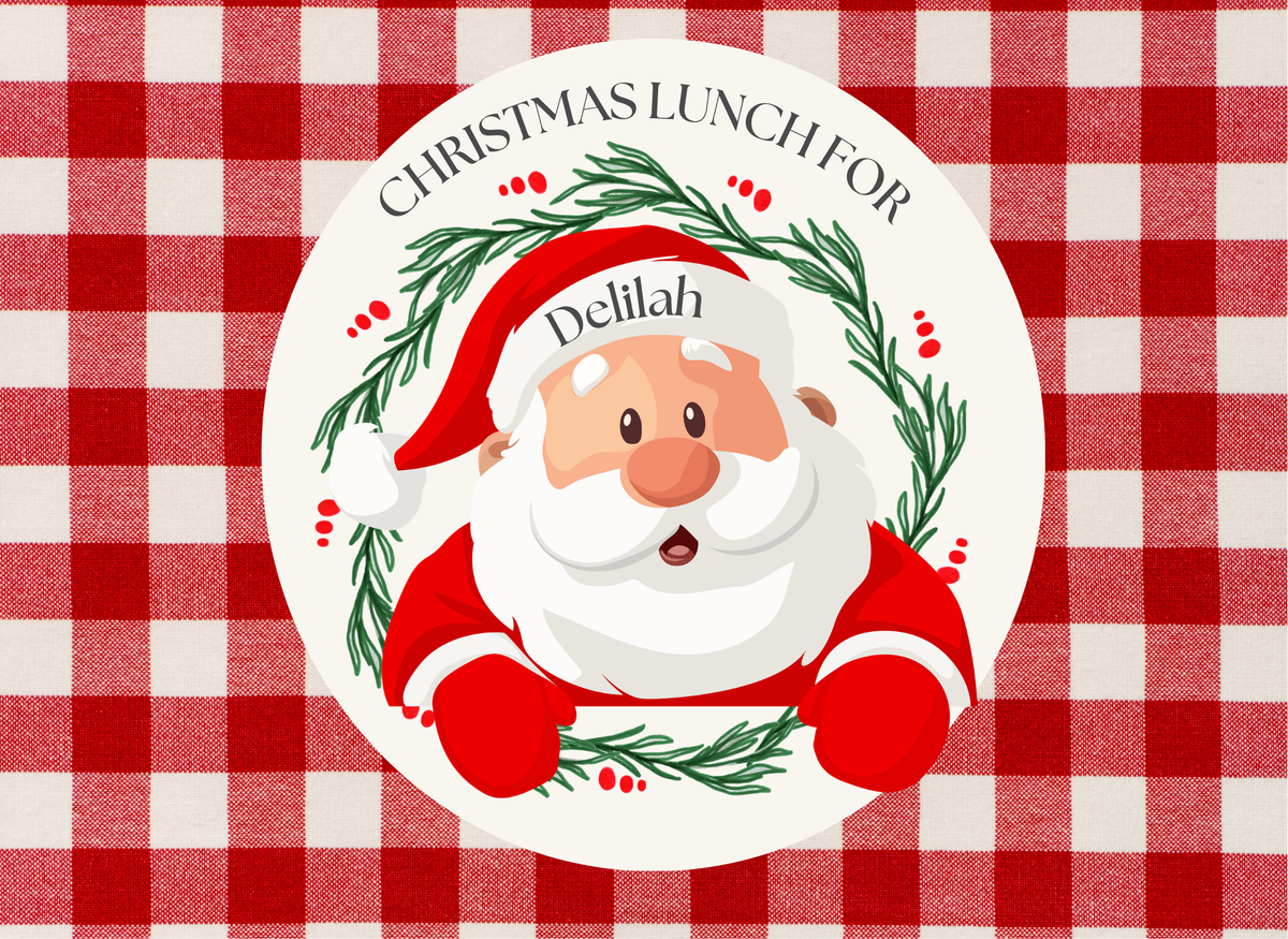 Personalised Family Christmas Placemat