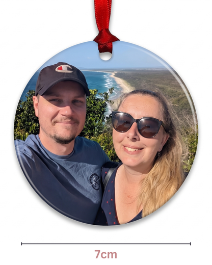 The Personalised Family Photo Christmas Bauble