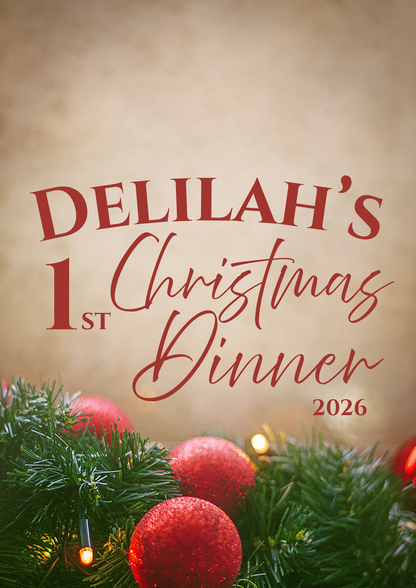Personalised First Christmas Baby Bib