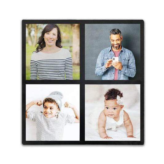 Personalised 4-panel photo keepsake cushion cover by By Delilah