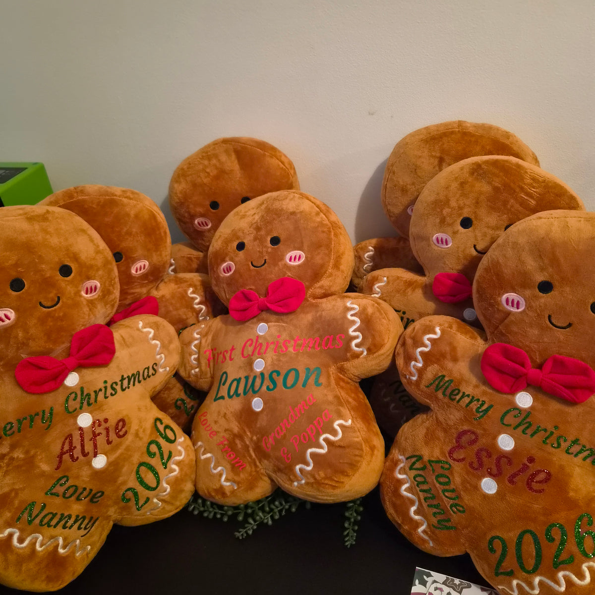 Personalised Christmas Gingerbread Man - 40cm Tall