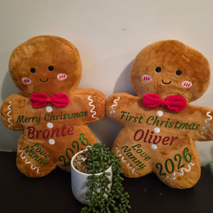 Personalised Christmas Gingerbread Man - 40cm Tall